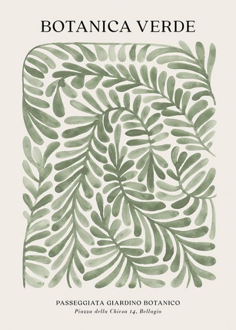 Botanica Verde Poster