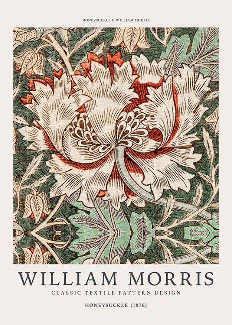 William Morris Honeysuckle Poster