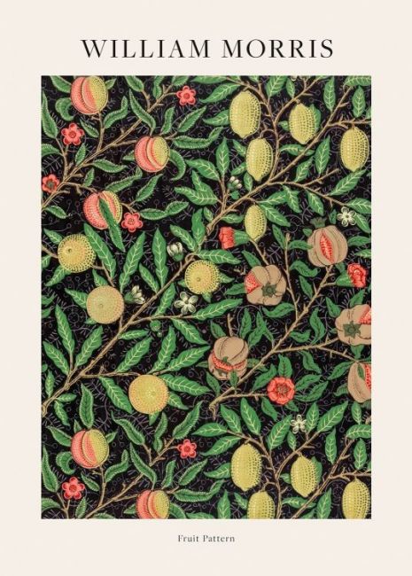 William Morris Fruit Pattern Poster