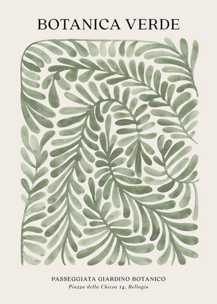 Botanica Verde Poster