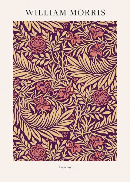 William Morris Larkspur Poster