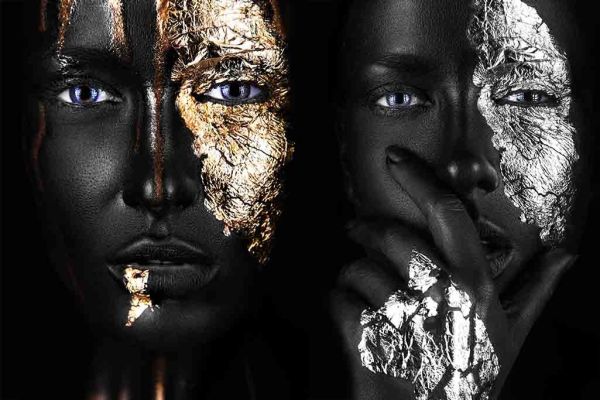 Gold and Silver Paint