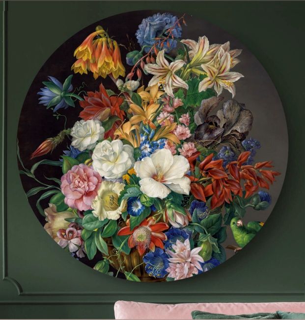 Flower Power III - Wandcirkel