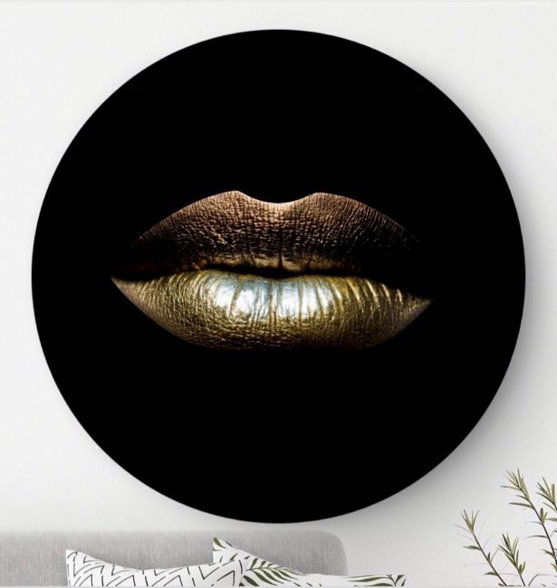Golden Lips - Wandcirkel