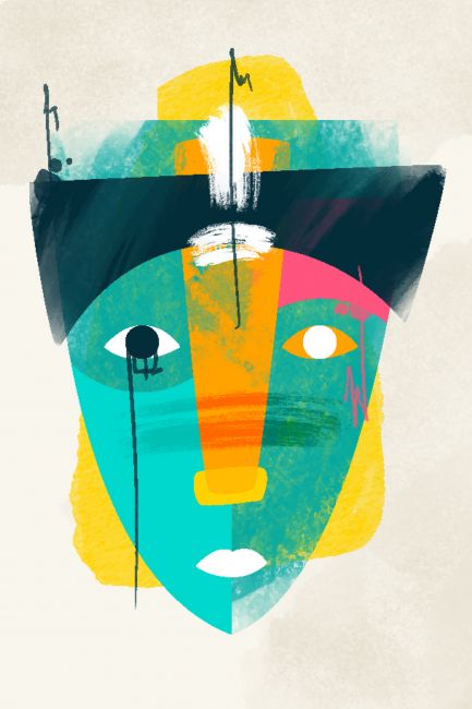 Abstract Face Portrait No1