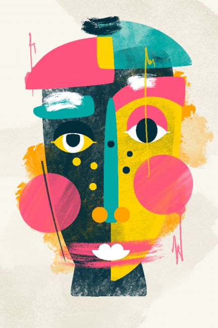 Abstract Face Portrait No2