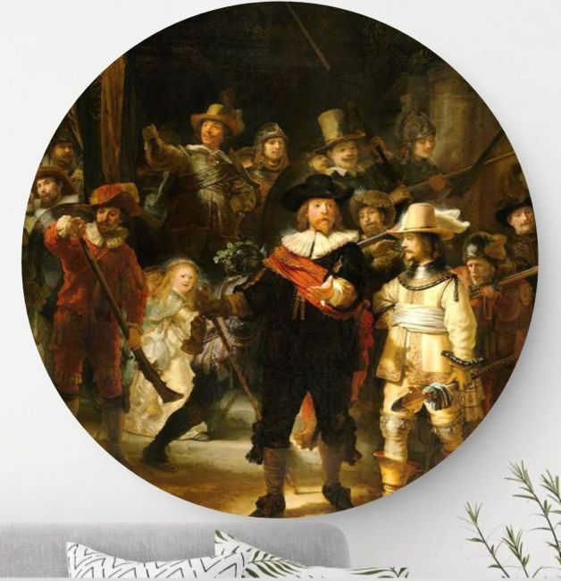 De Nachtwacht - Wandcirkel