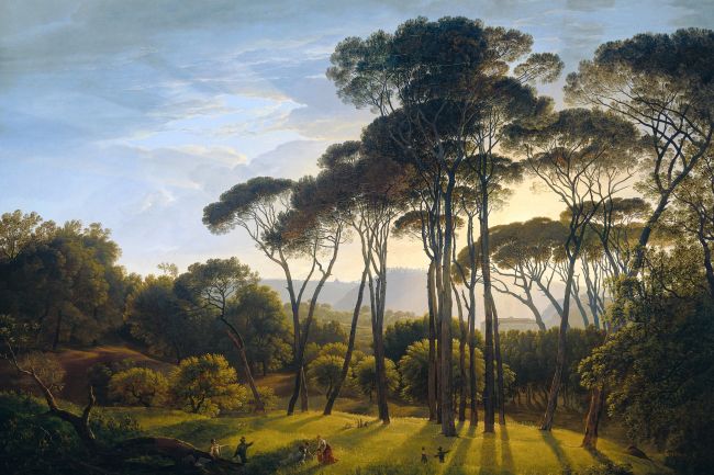 Italiaans Landschap - Hendrik Voogd