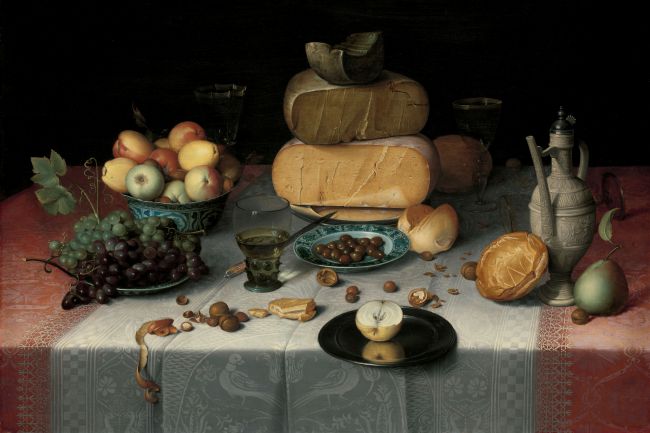 Stilleven met Kazen - Floris van Dyck