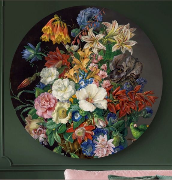 Flower Power III - Wandcirkel
