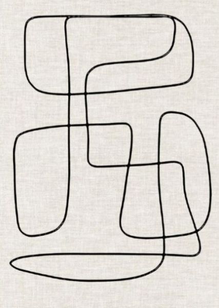Soft Lines Poster