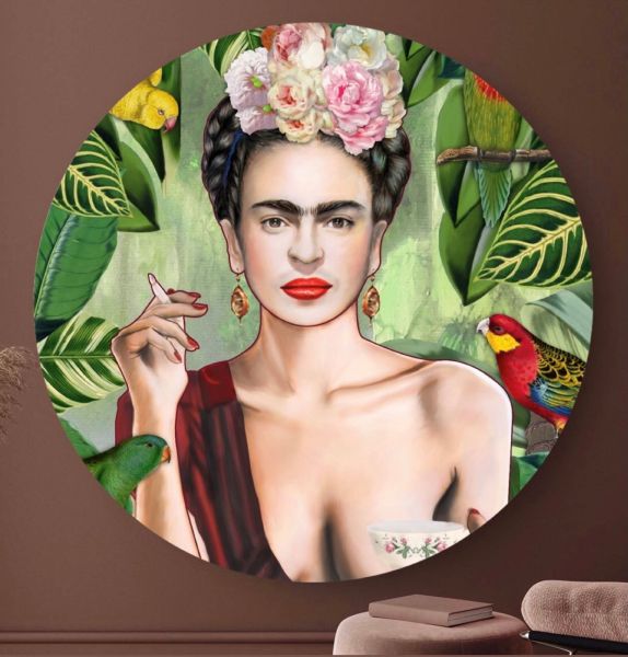 Frida Floral - Wandcirkel