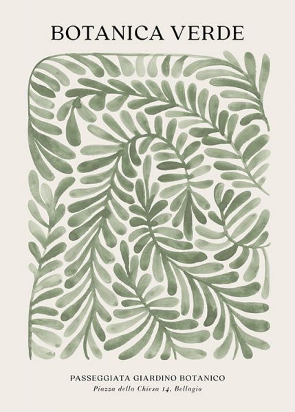 Botanica Verde Poster