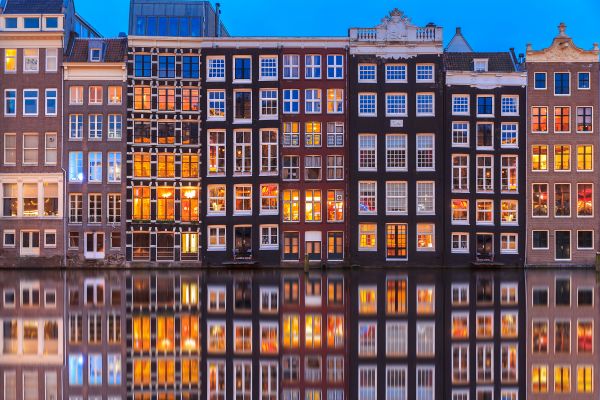 Amsterdam By Night Poster