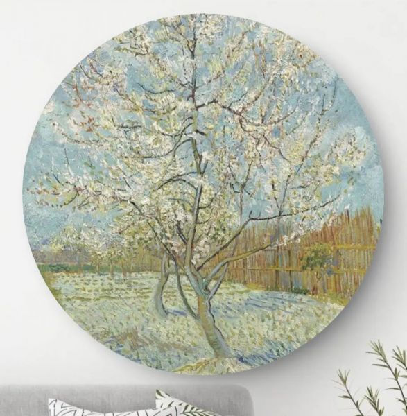 De Roze Perzikboom - Wandcirkel