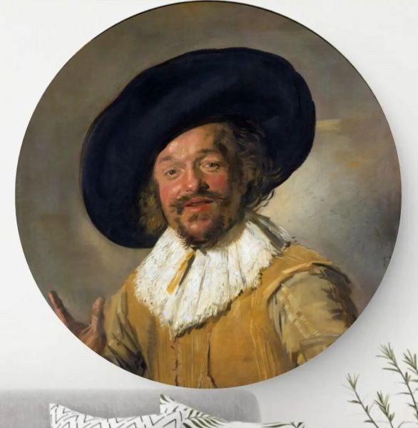 De Vrolijke Drinker - Wandcirkel