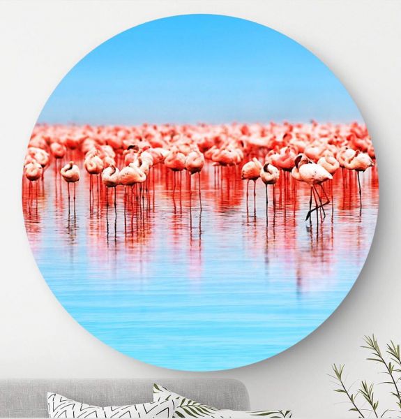 Flamingo Party - Wandcirkel