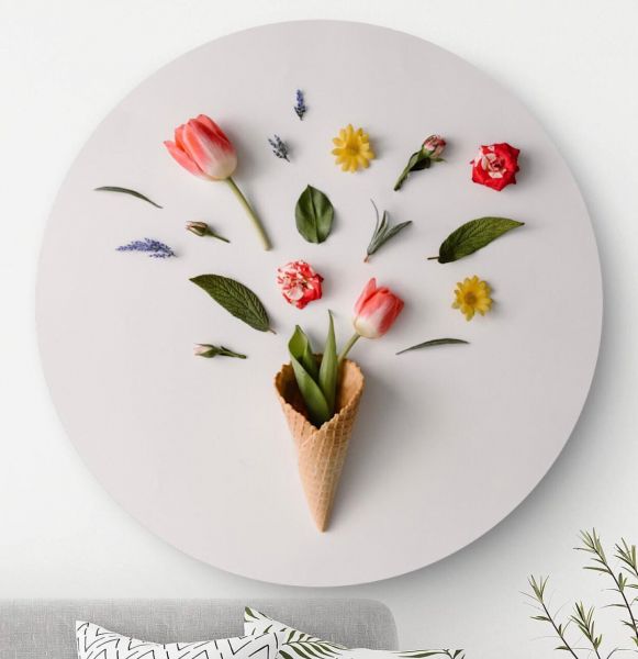 Ice Flower - Wandcirkel