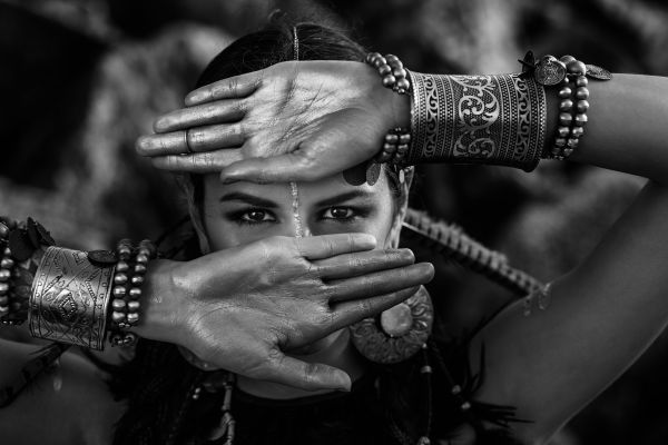 Indian Beauty BW