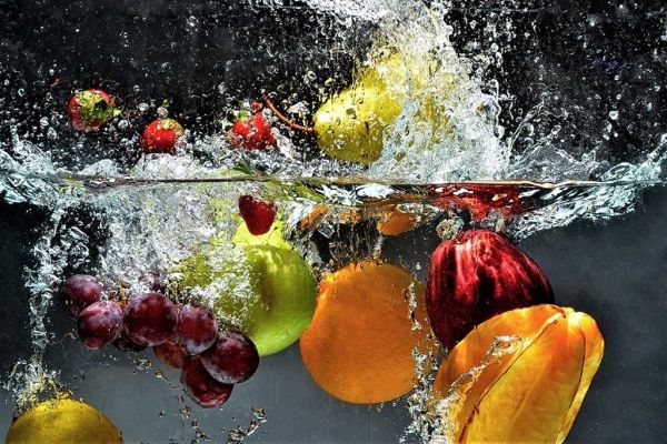 Splashing Fruit
