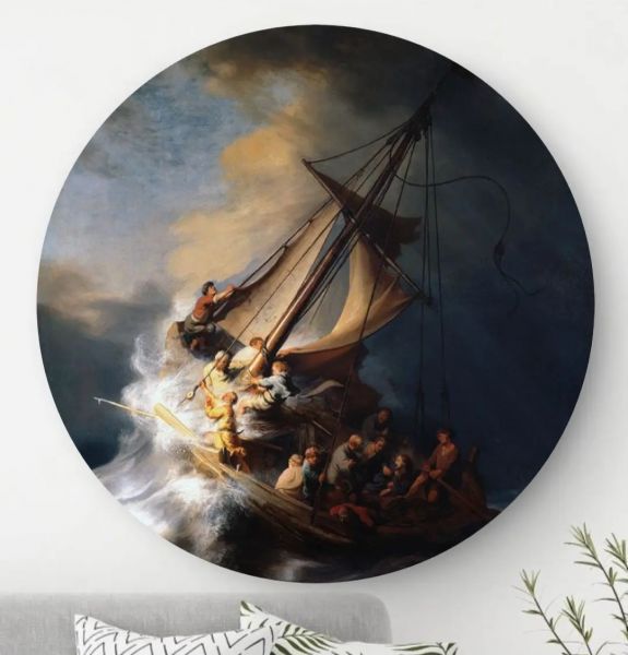 Storm op het meer van Galileas - Wandcirkel