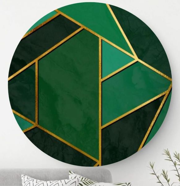 Green Mosaic - Wandcirkel